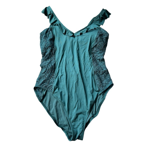 Emerald Green Swimsuit - Picture 1 of 11